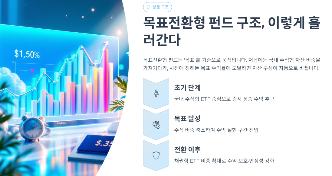 목표전환형 펀드 구조, 이렇게 흘러간다