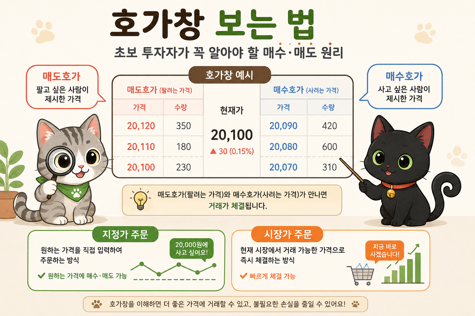 국내 주식 호가창 관련 내용