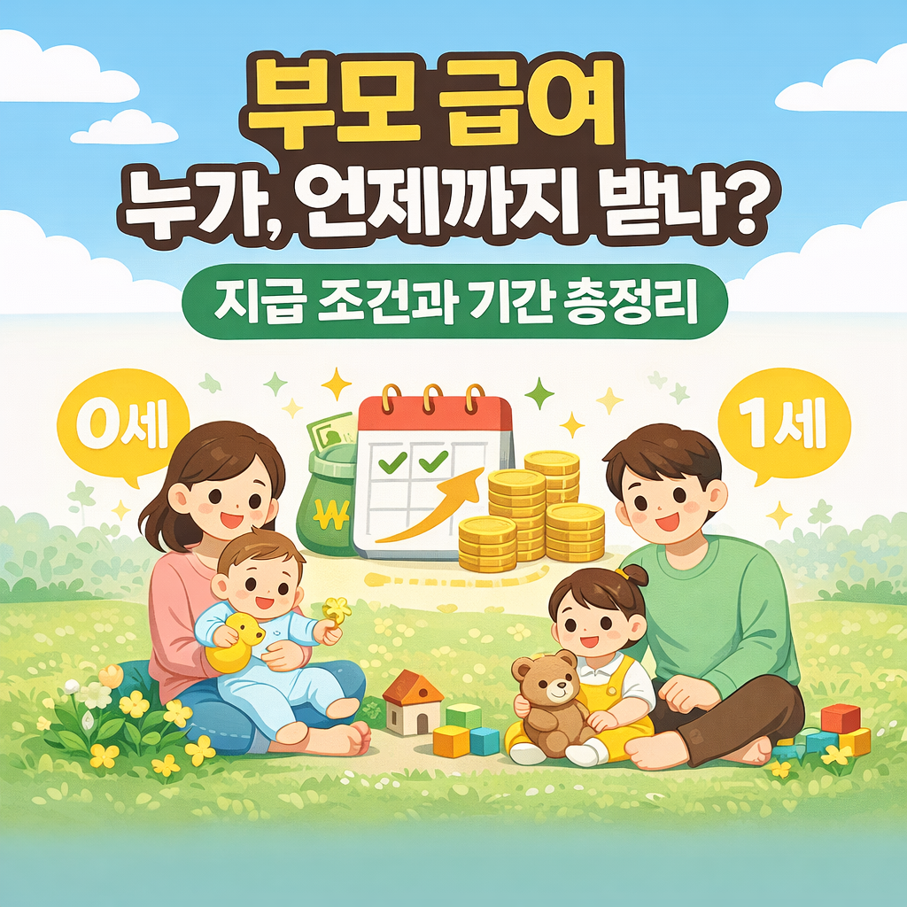 부모급여는 조건만 맞으면 누구나 받을 수 있을까? 부모급여 조건과 지급 기간까지 총저리 해보자