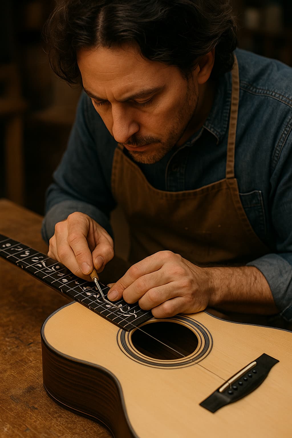 소규모 공방 하이엔드 어쿠스틱 기타