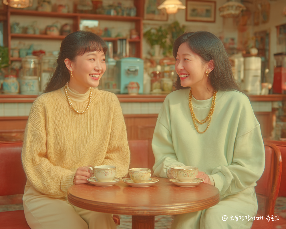 대화, 정서적지지, 스트레스해소, 우정, 뇌노화방지