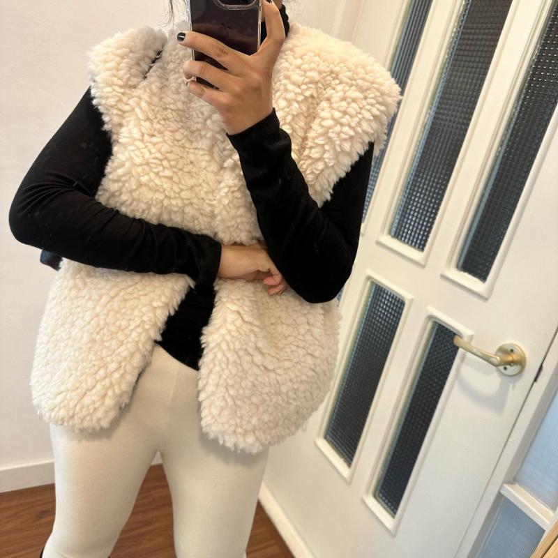 양털 뽀글이 퍼베스트 조끼