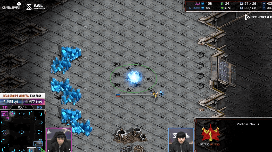 24강 F조 승자전 초반빌드1