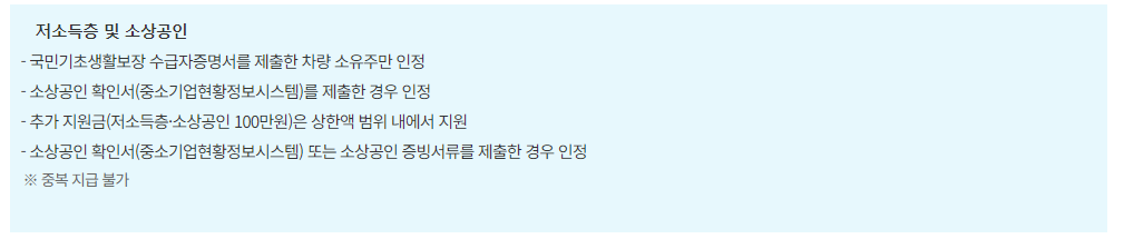 노후경유차 조기폐차 지원금 (보조금) 신청방법