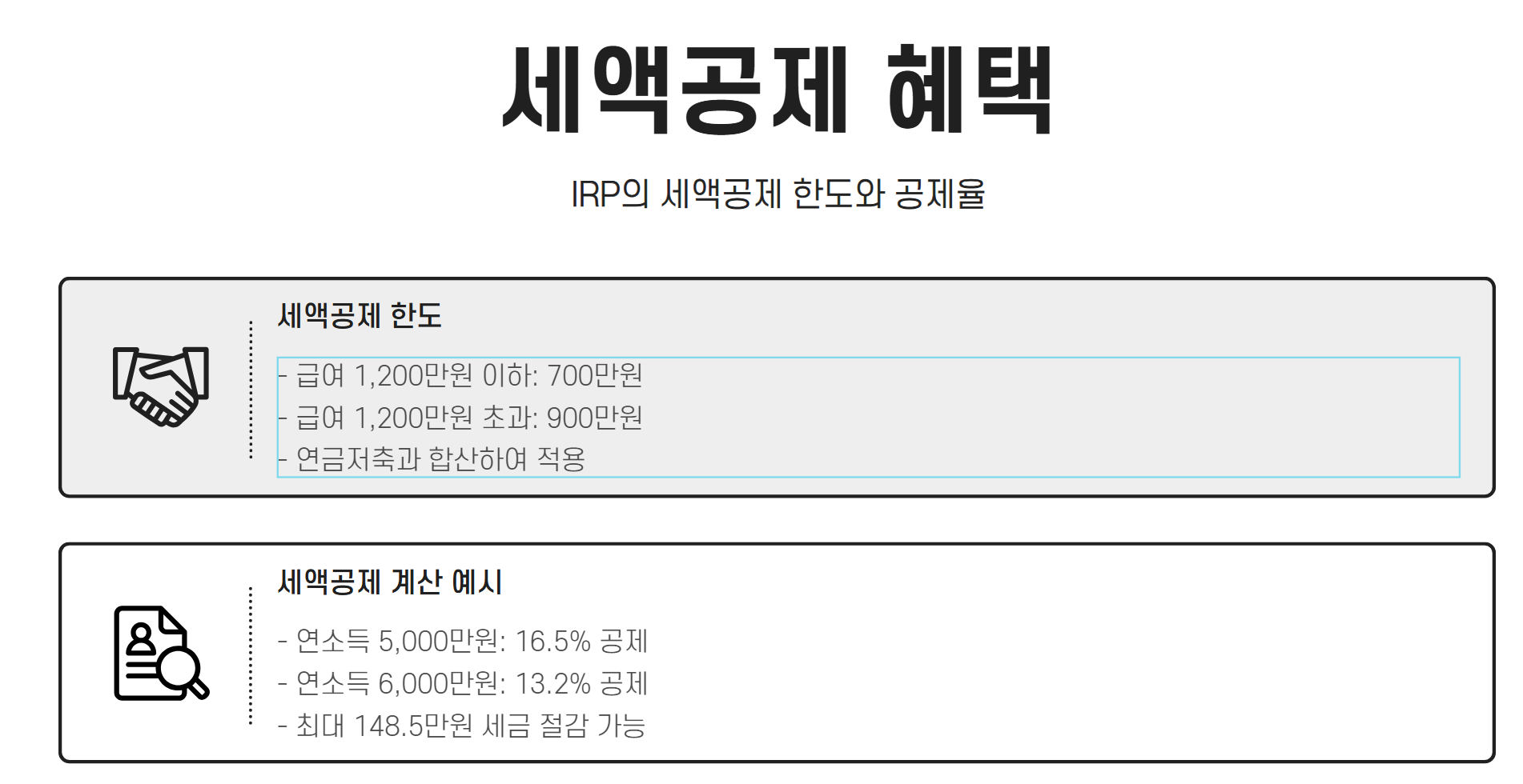 개인형퇴직연금계좌 세액공제
