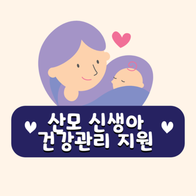 산모 신생아 건강관리 지원