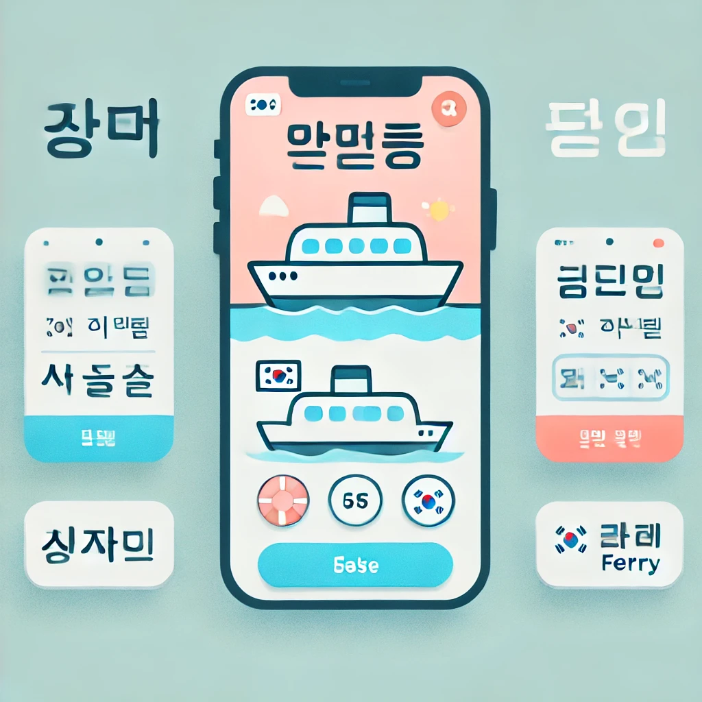 진도제주도 배편요금, 산타모니카호, 배편예약, 시간표