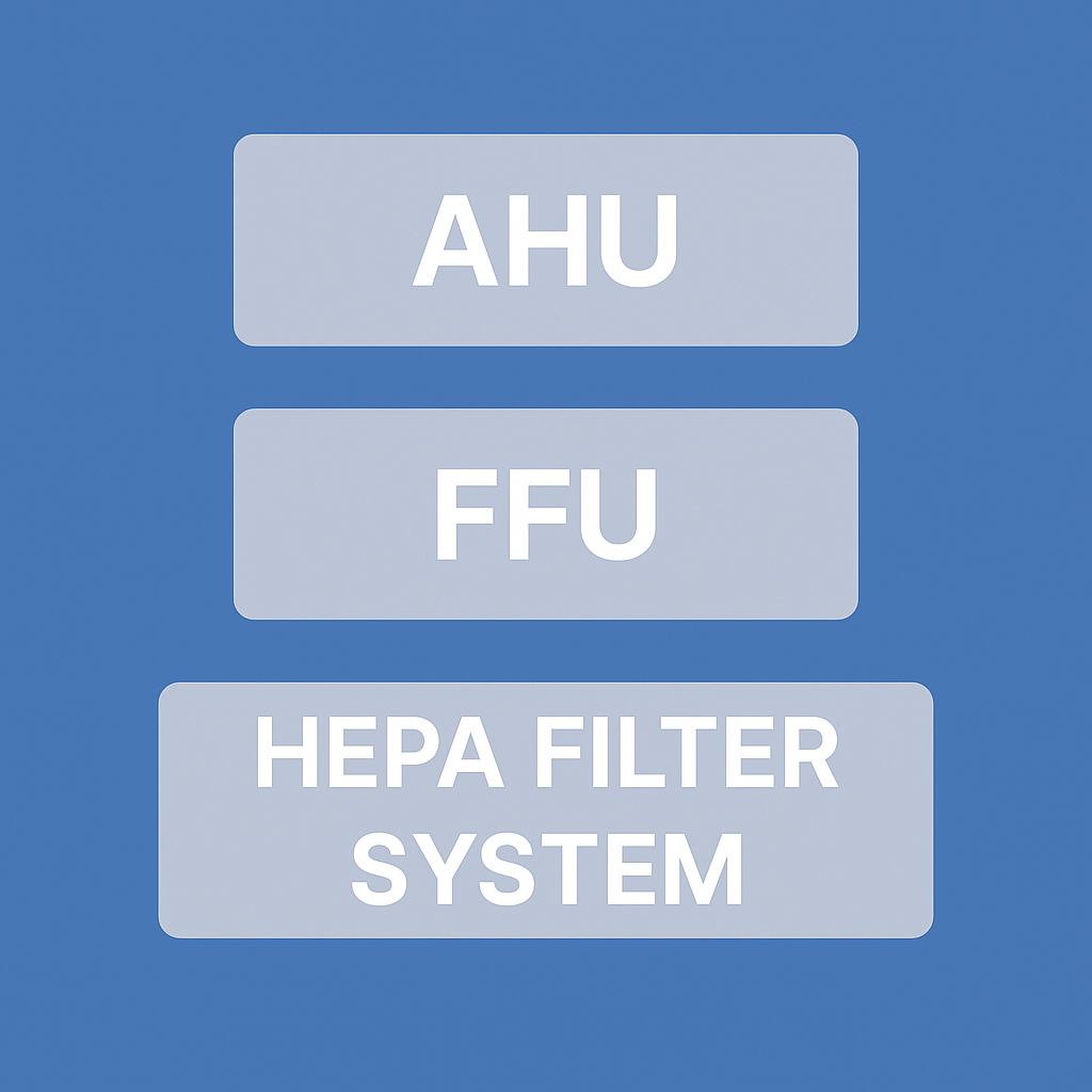 이 글에서는 클린룸의 급기(AHU, FFU) 및 배기 흐름 구성과 HEPA 필터 조합 방식, 제약 vs 반도체 클린룸의 공조 차이, 차압 유지 및 필터 교체 주기를 상세하게 설명합니다.