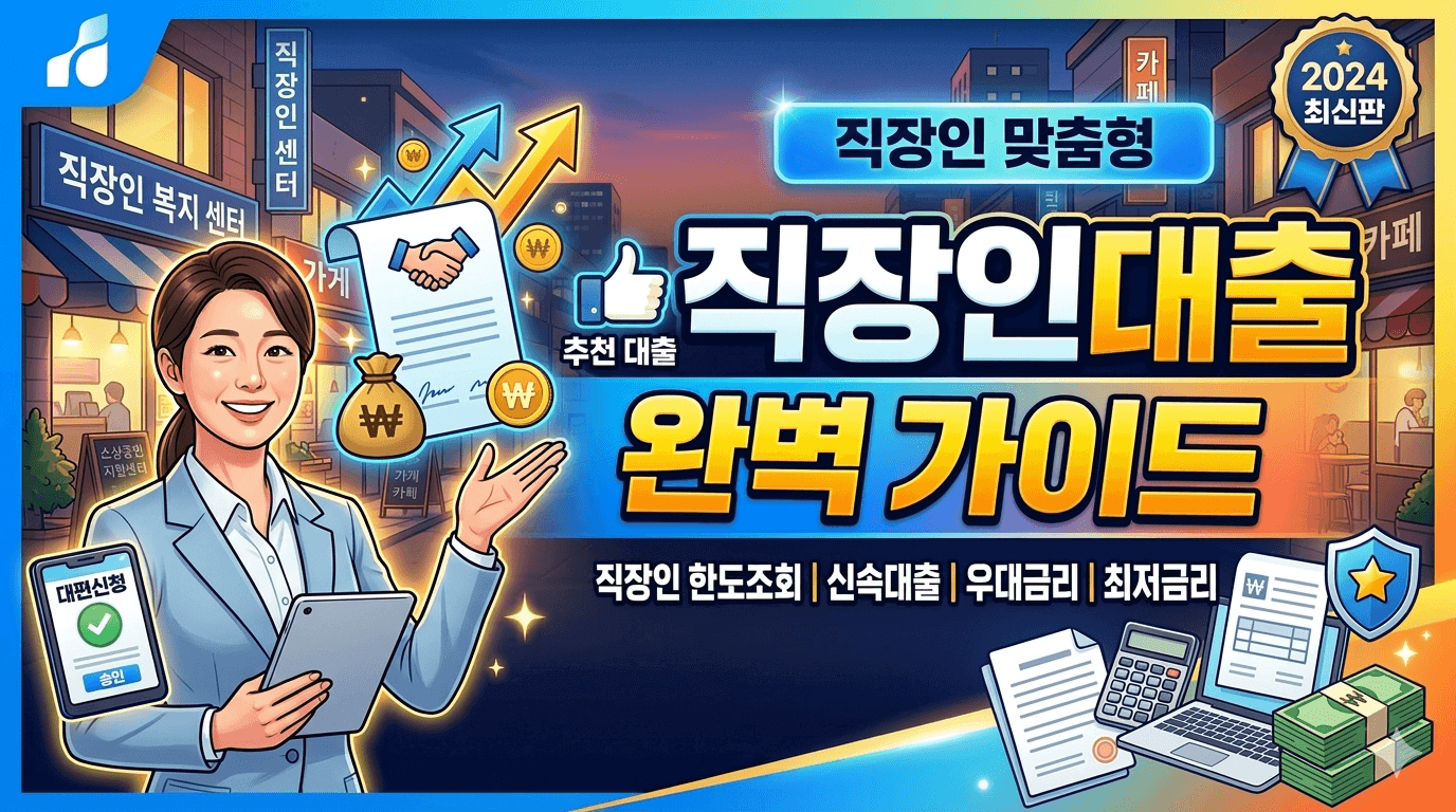 2026 직장인대출 한 번에 성공하는 완벽 가이드