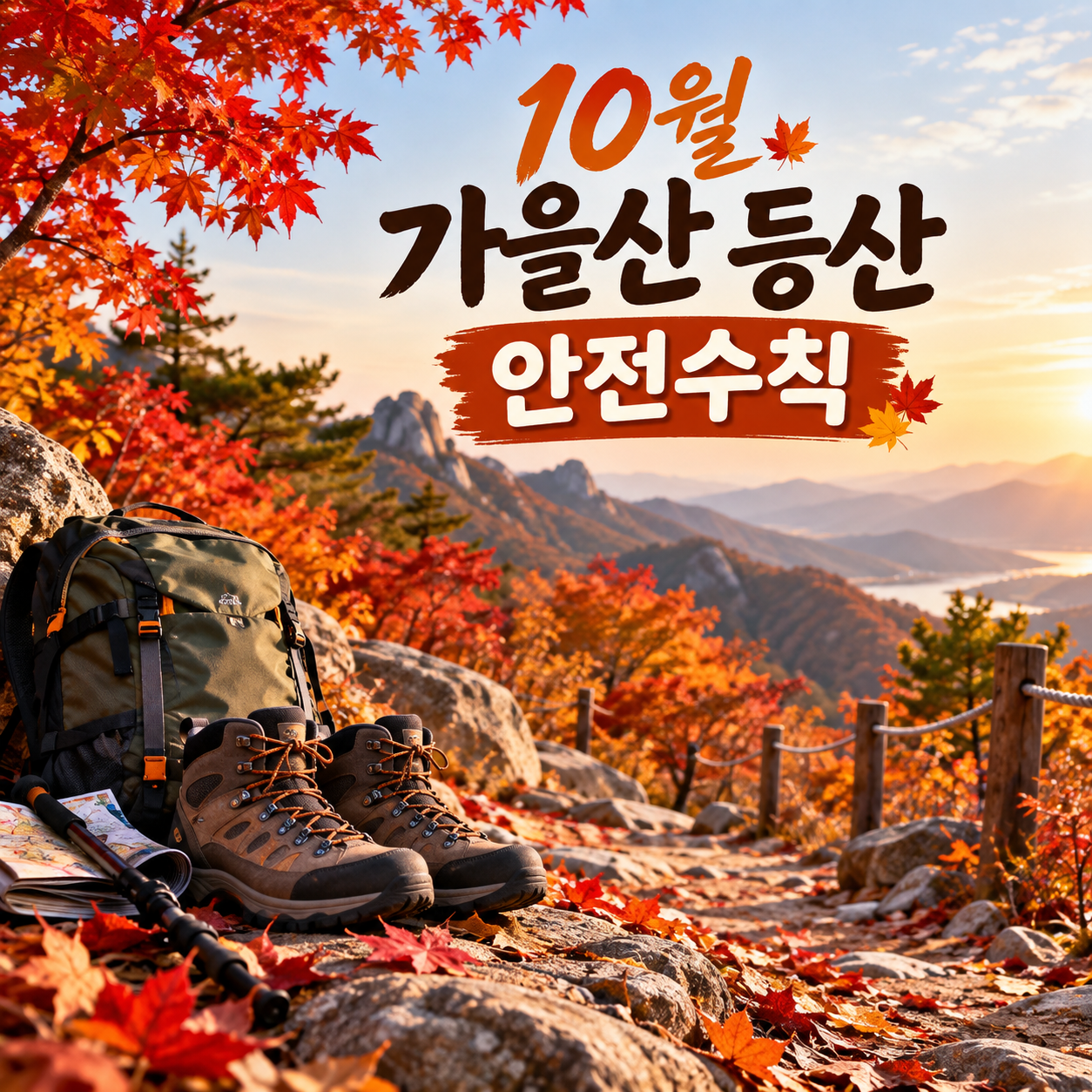 10월 가을산 등산