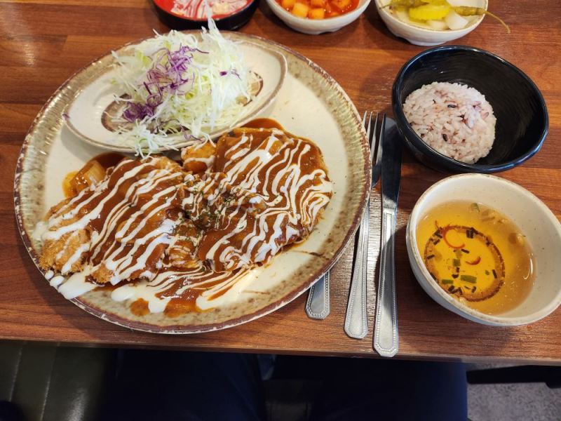 폴돈가스 기본 세팅