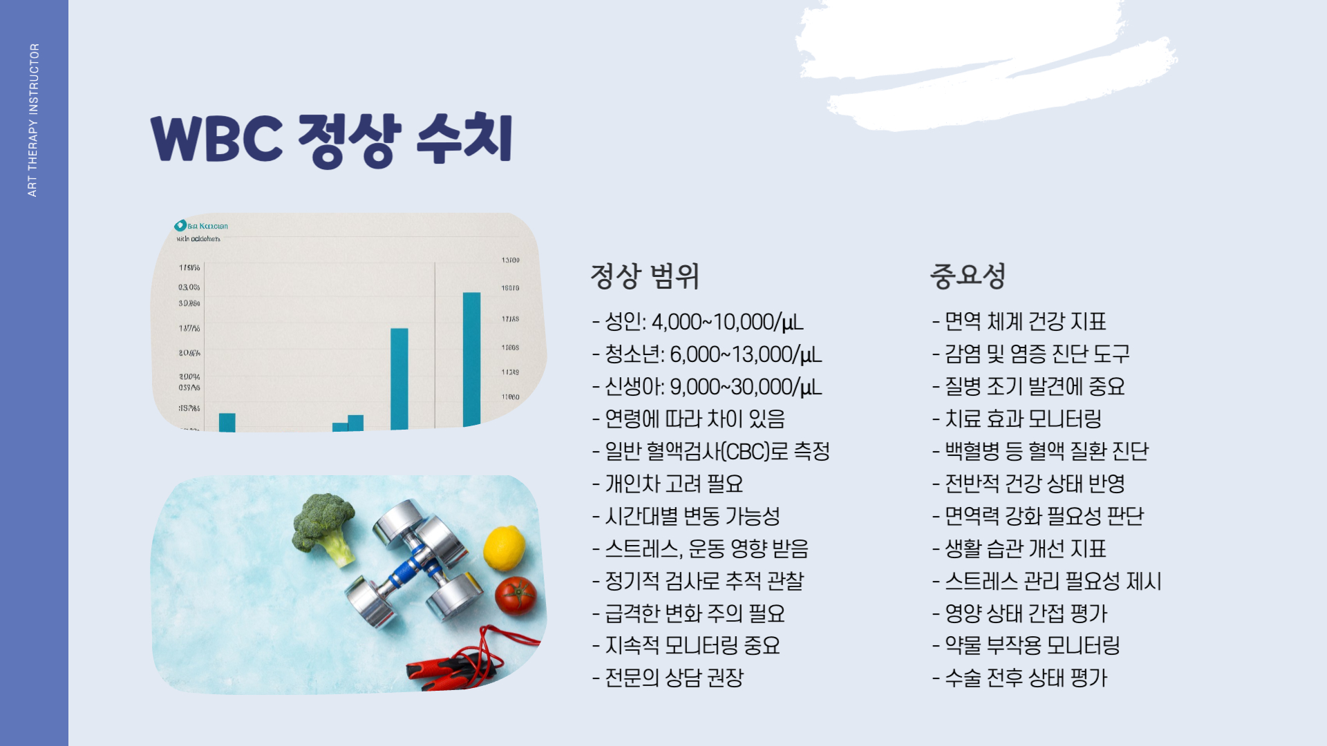 백혈구 WBC 정상 수치