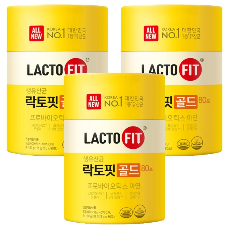 락토핏 정품 골드 80포