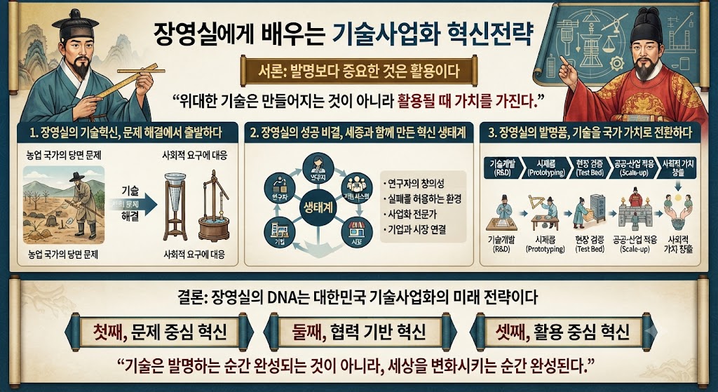 장영실에게 배우는 기술사업화 혁신전략