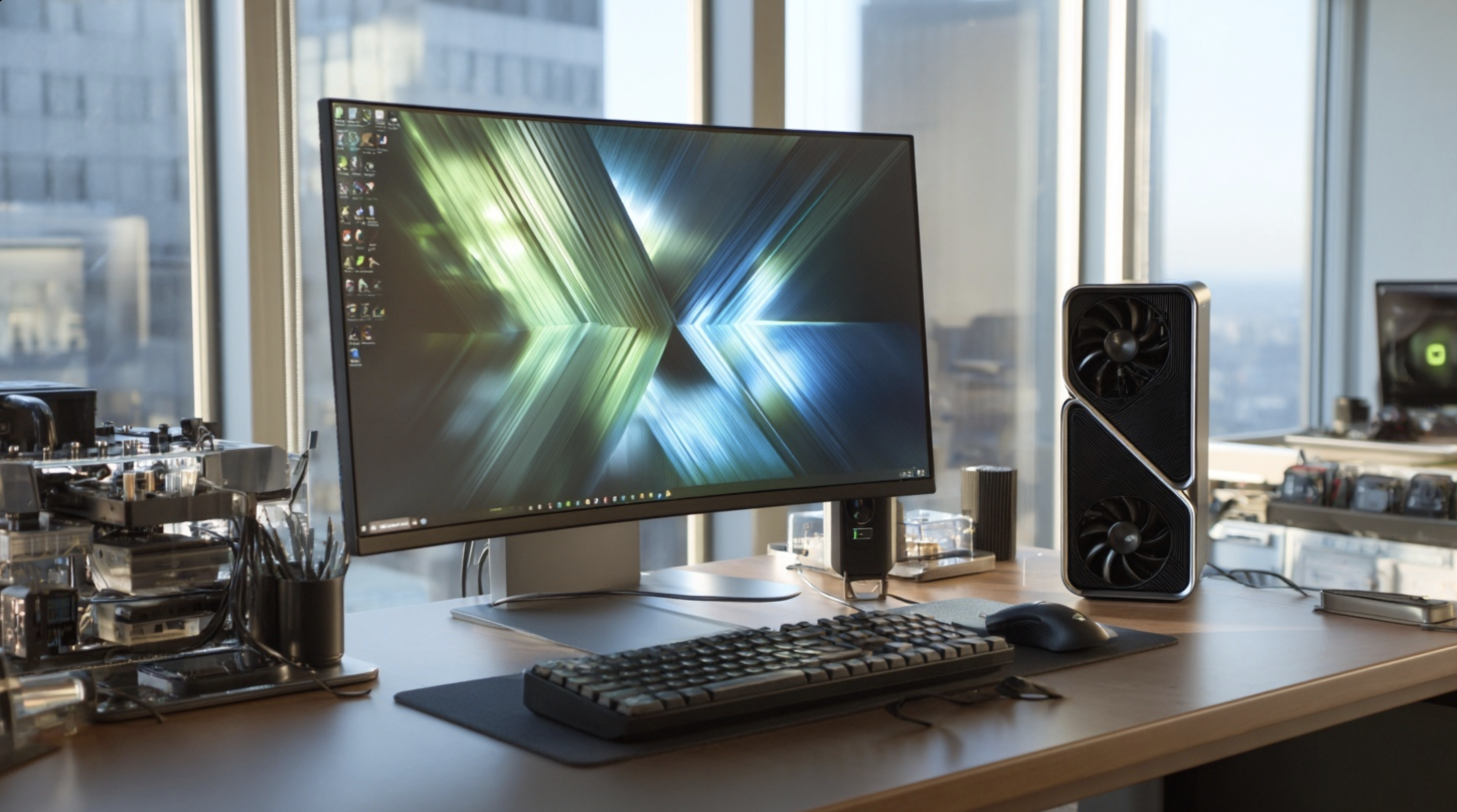 로컬 AI를 위한 하드웨어 구성은 게임형 데스트톱 컴퓨터에서도 실형가능합니다.