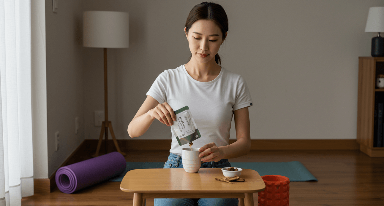 다이어트 한약 마시기