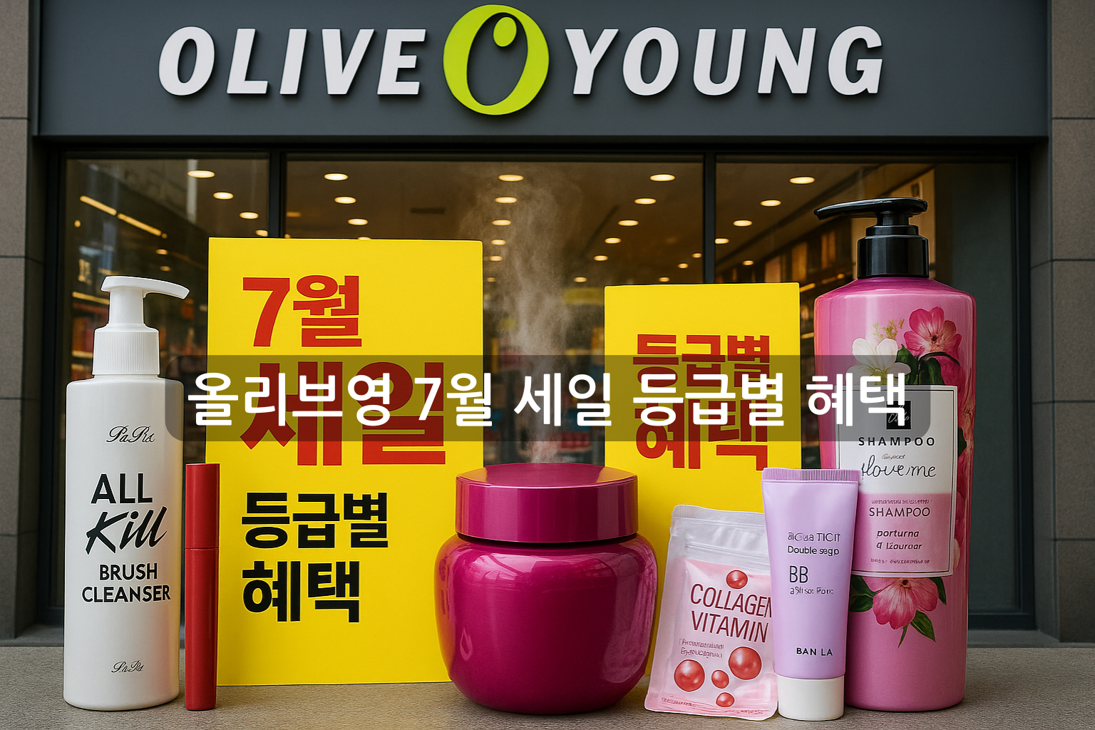 올리브영 7월 세일 등급별 혜택