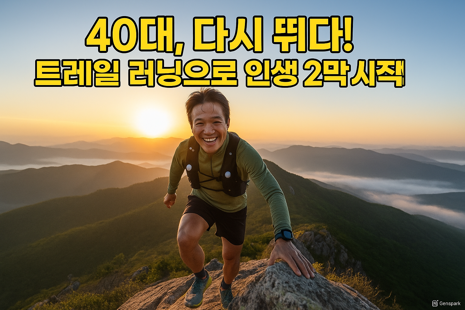 트레일 러닝으로 인생 2막 시작