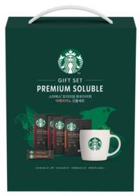 스타벅스 아메리카노 설 선물세트&#44; 다크 로스트 50p + 다크 로스트 10p x 2개 + 미디엄 로스트 10p + 머그 260ml&#44; 1세트
