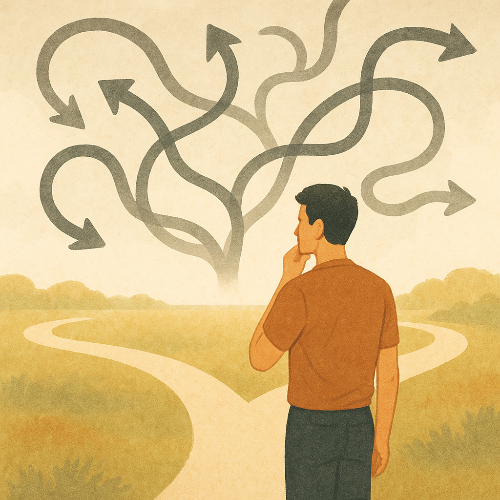 자기 통제력을 상징하는 일러스트