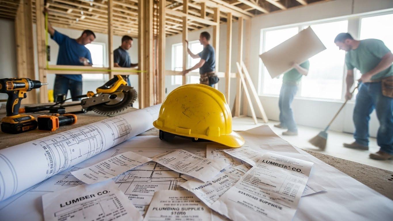 인테리어 공사 공과잡비