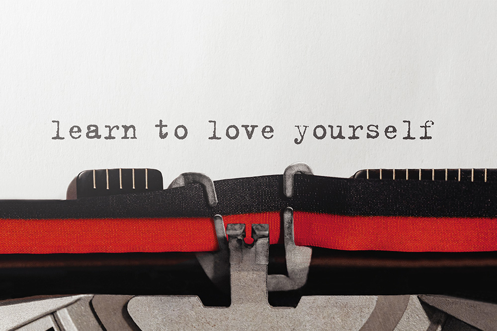 취약한 자기애 유형에게 필요한 문구 : learn to love yourself