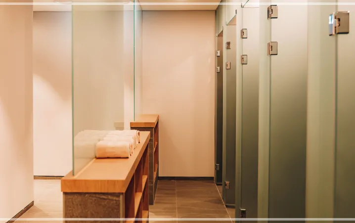 제주도 수영장 온천 있는 숙소 스타빌 샤워실 화장실