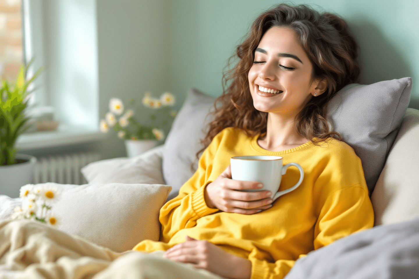 캐모마일차 사진입니다.