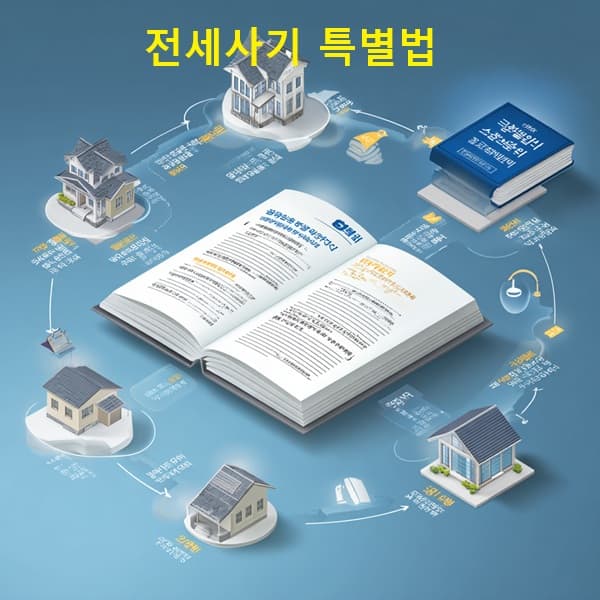 전세사기 특별법 절차를 시각화한 구조도 이미지