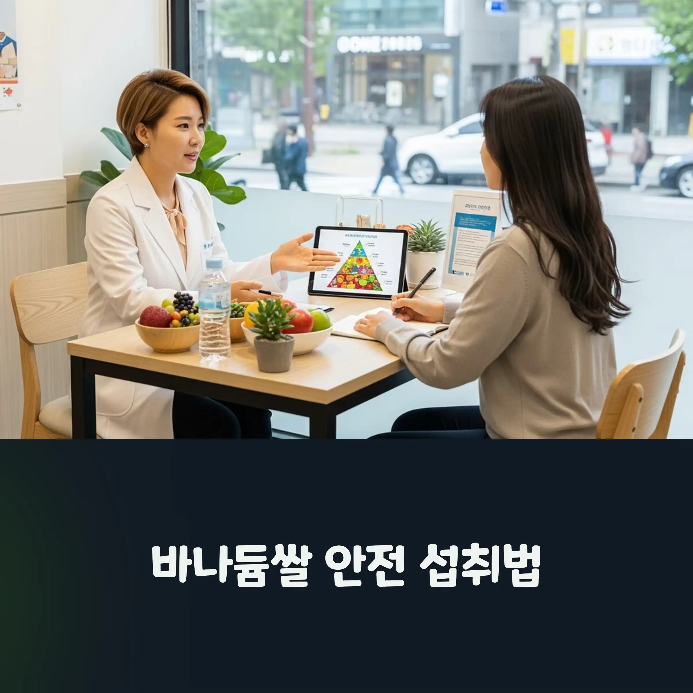 바나듐쌀을 안전하게 섭취하는 방법에 대해서 설명하고 있다.
