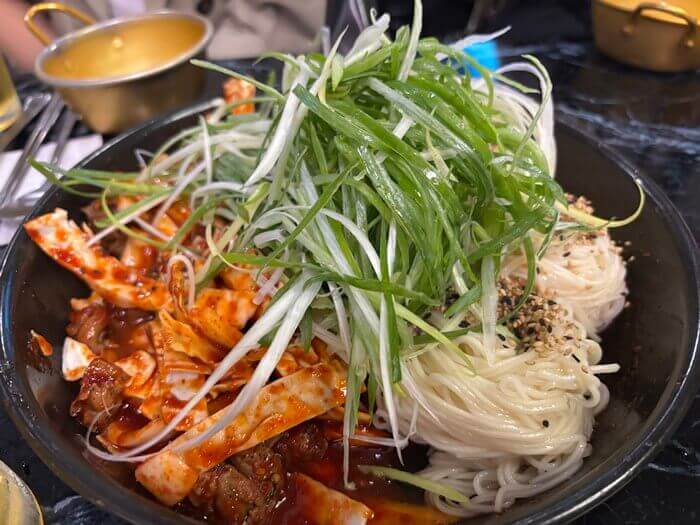 삼덕통닭의 골뱅이무침
