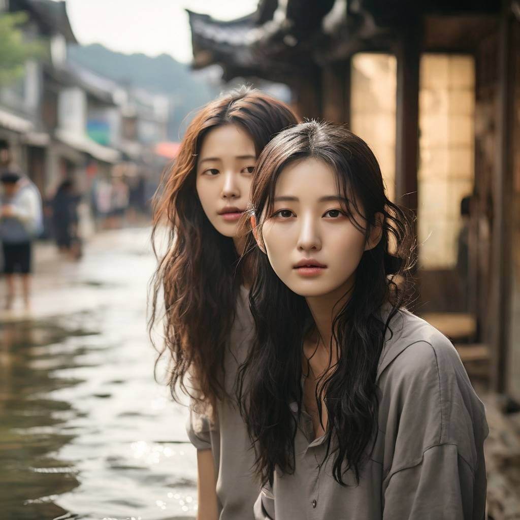 홍수속의 여인들