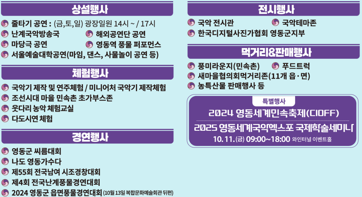 상설행사