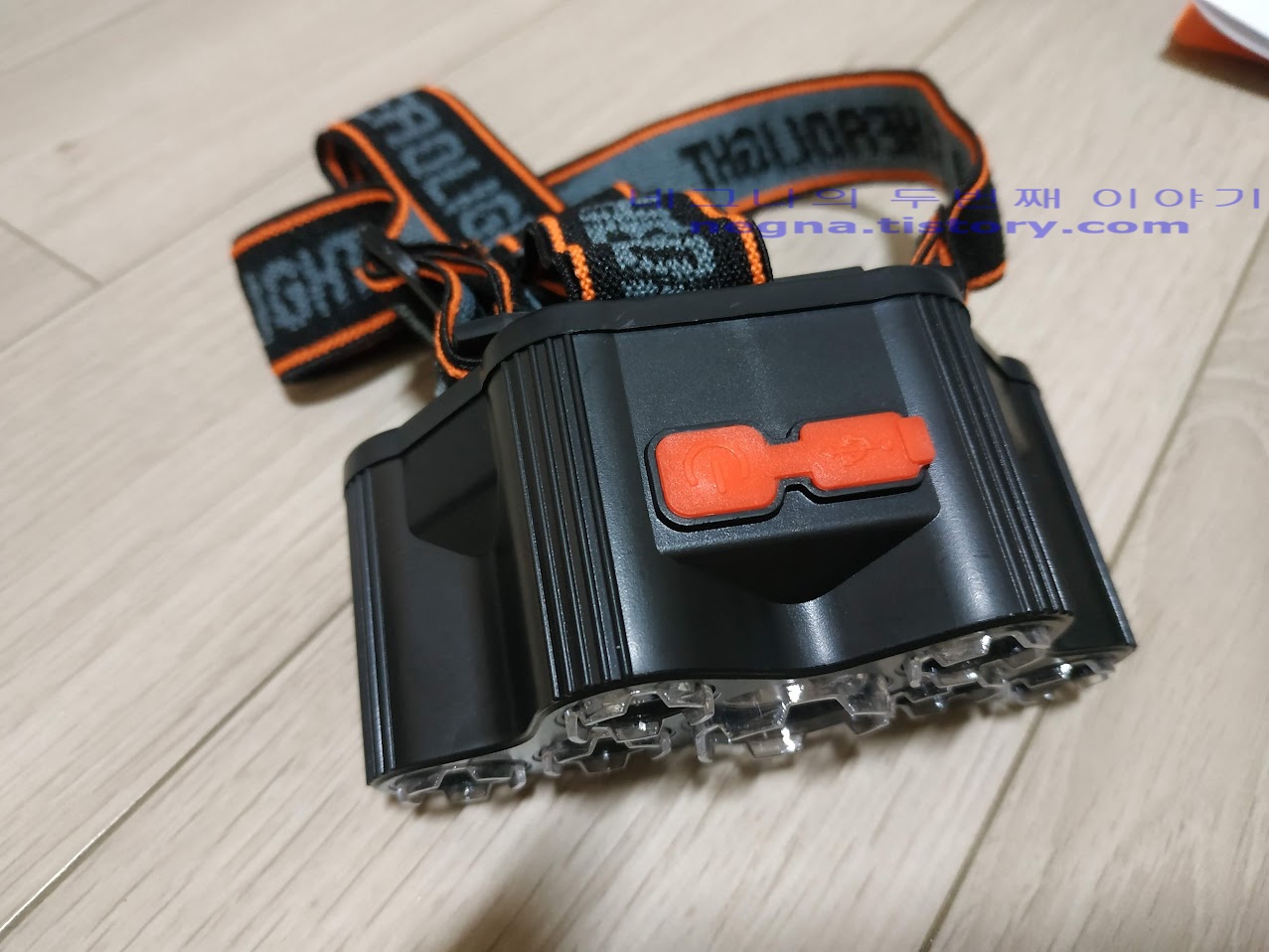 밴드와 결합한 모습.