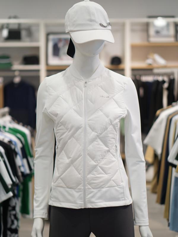 볼빅골프웨어 여성 골프 베이직 하이브리드 구스 다운 스윙 점퍼