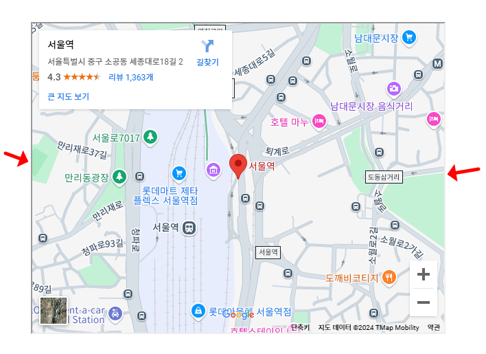 구글지도 가운데 정렬 완료