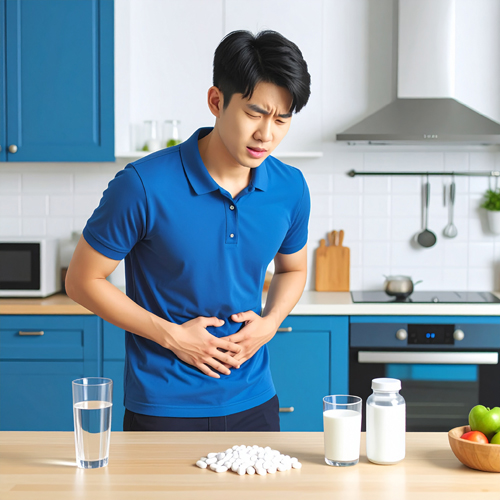 위장 장애: 메스꺼움, 복통, 설사