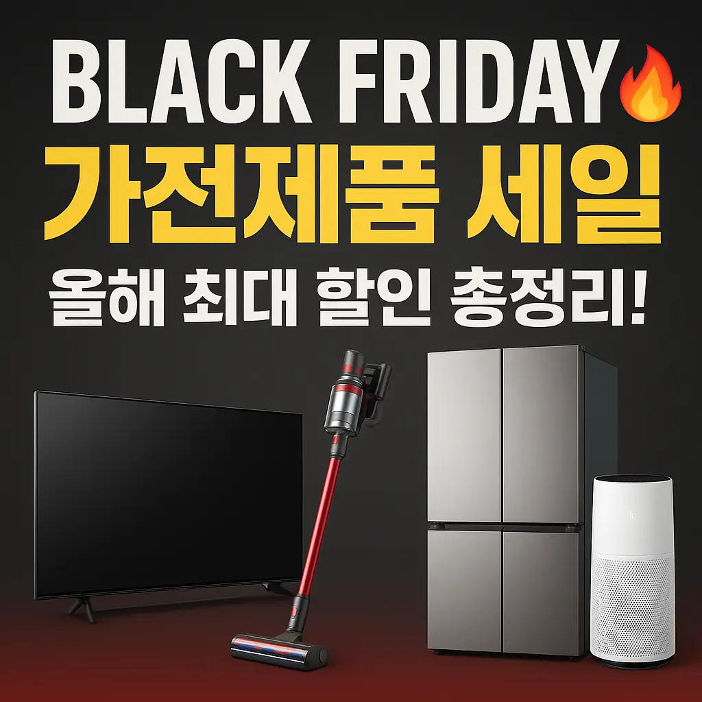 블랙 프라이데이 가전제품 세일