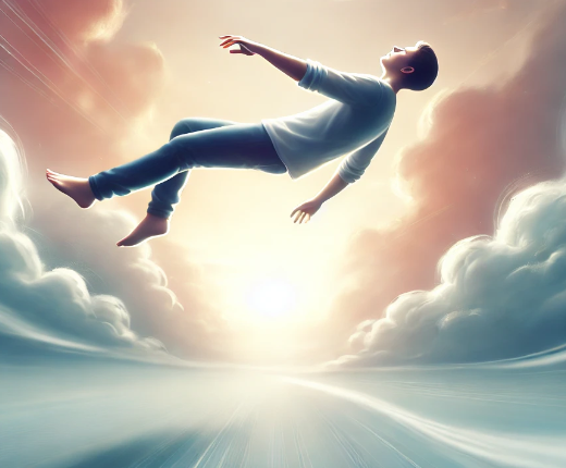 공중에서 떠다니는 꿈