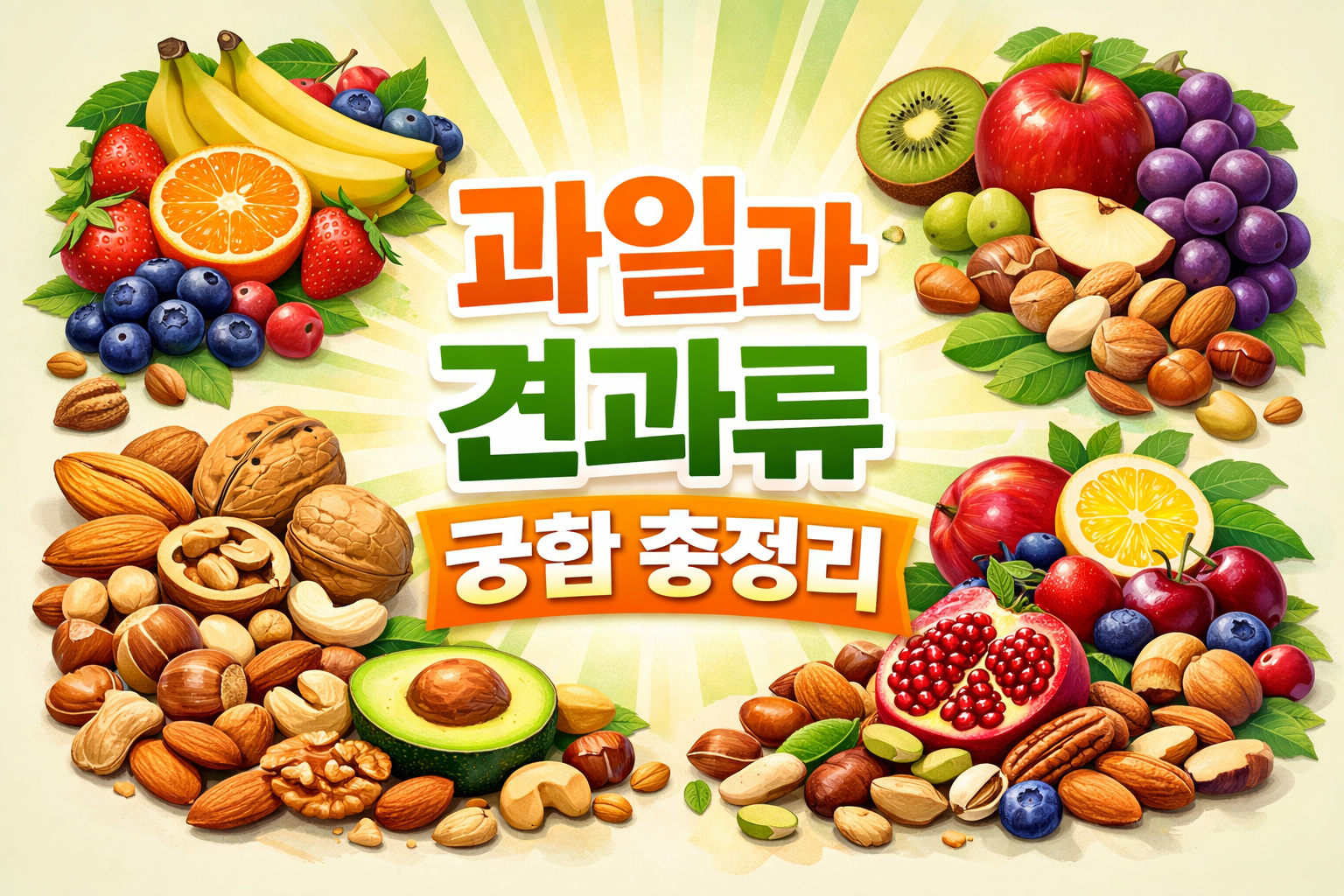 과일과 견과류 궁합