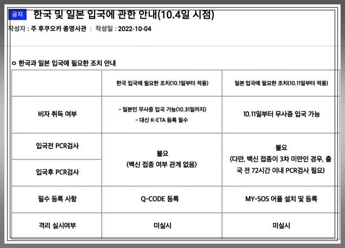 일본-무비자-입국-공지