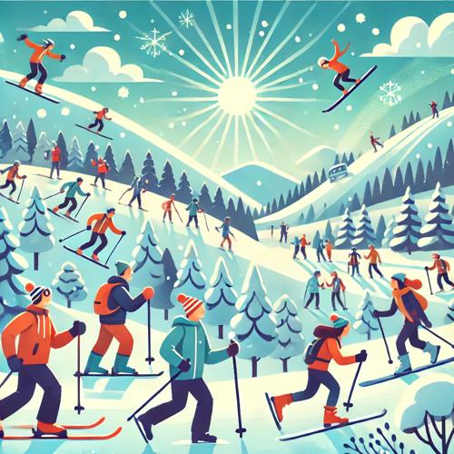 1. 겨울에도 야외활동을 즐길 수 있어요!