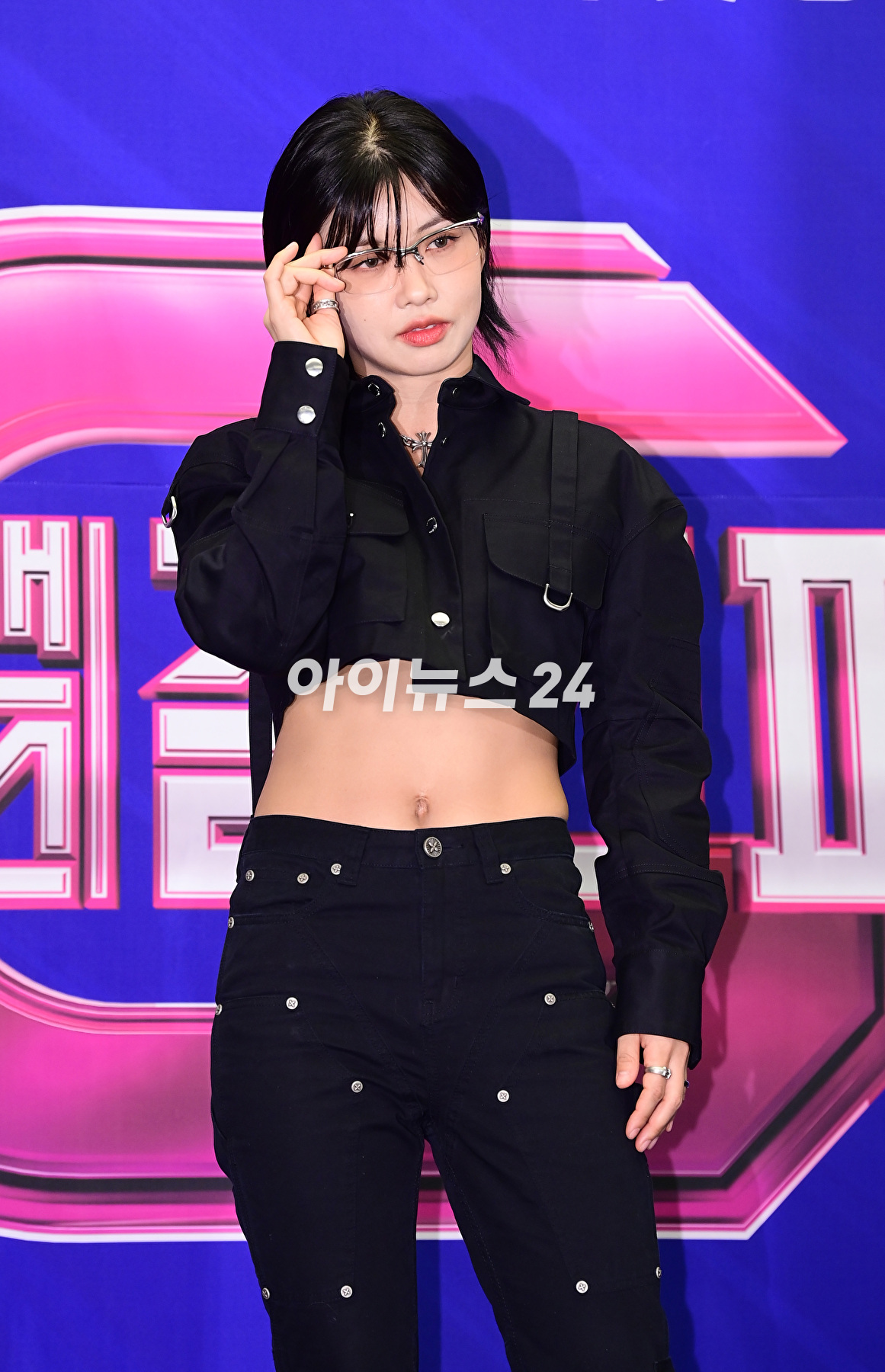 훅(HOOK) 아이키가 21일 오전 서울 마포구 스탠포드호텔에서 열린 Mnet '스트릿댄스 걸스 파이터2' 제작발표회에서 포즈를 취하고 있다. [사진=정소희 기자]