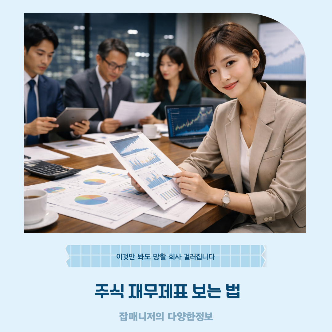 주식 재무제표 보는 법|이것만 봐도 망할 회사 걸러집니다