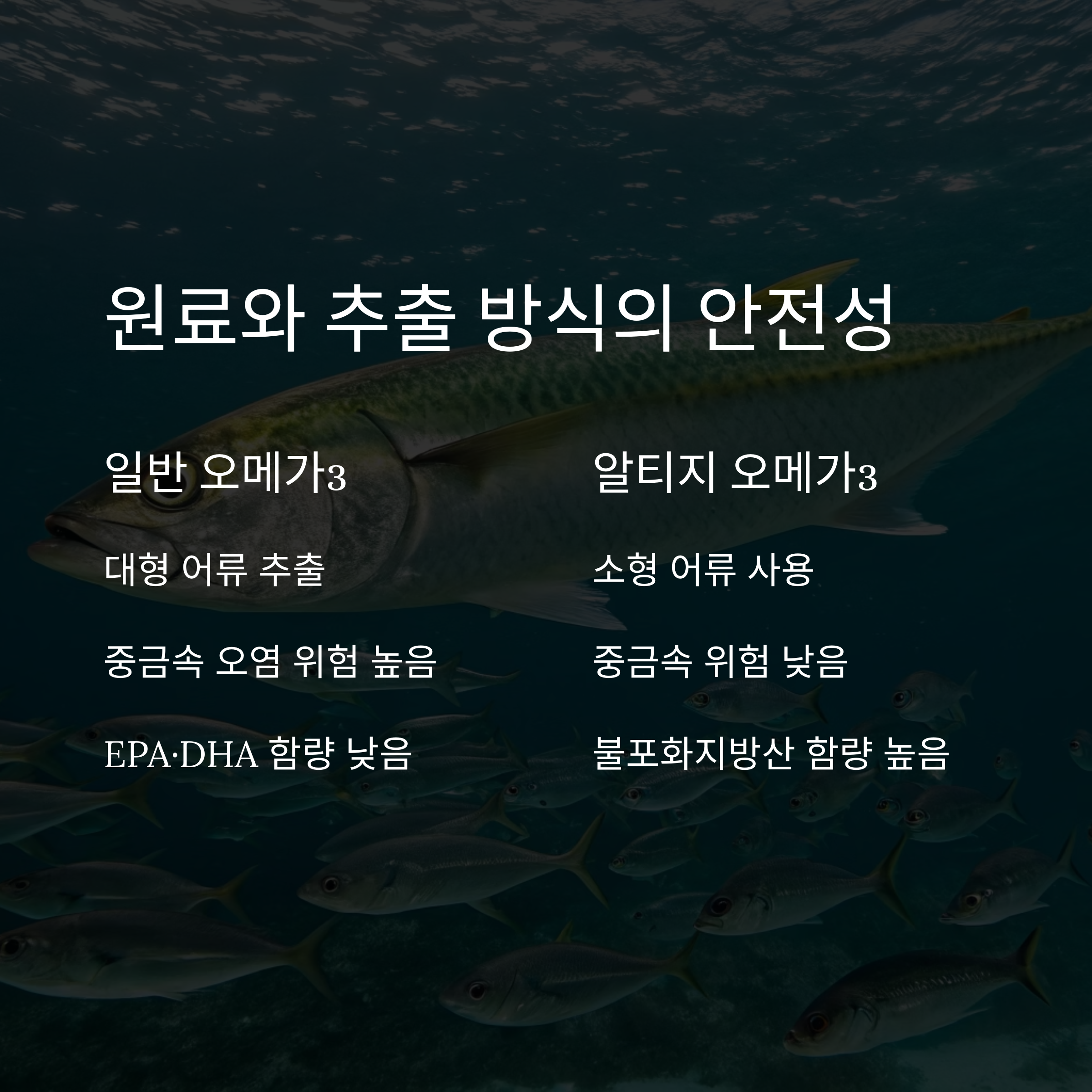 원료와 추출 방식의 안전성