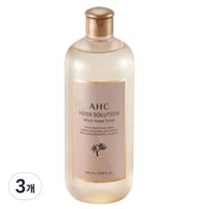 AHC 허브 솔루션 알로에 베라 토너&#44; 500ml&#44; 1개