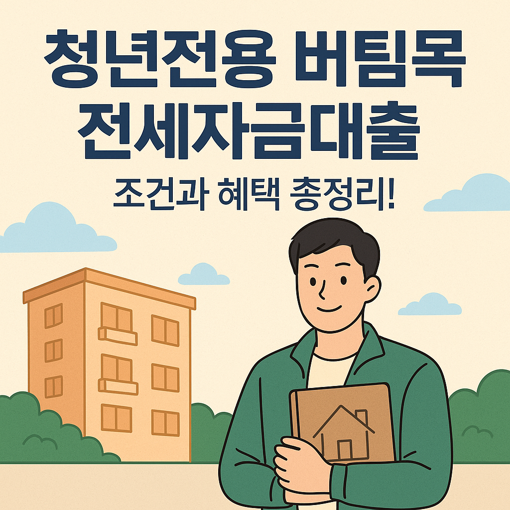 만 19세~34세 필독! 청년전용 버팀목 전세자금대출 완벽 가이드