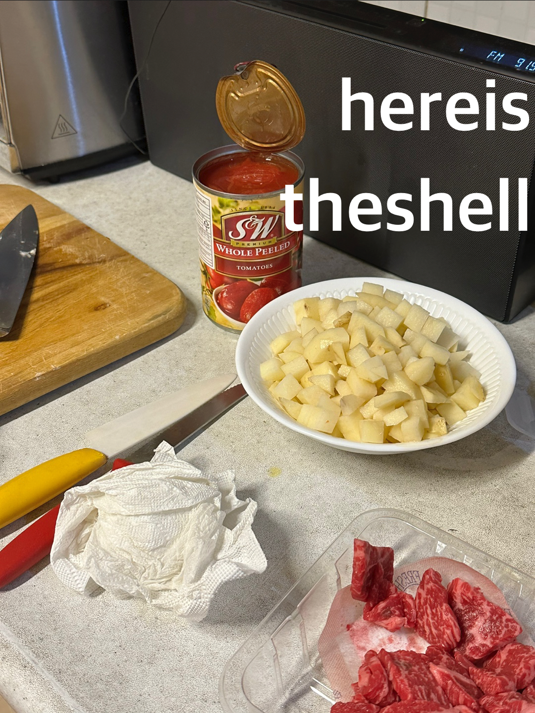 토마토수프만들기-홀토마토캔