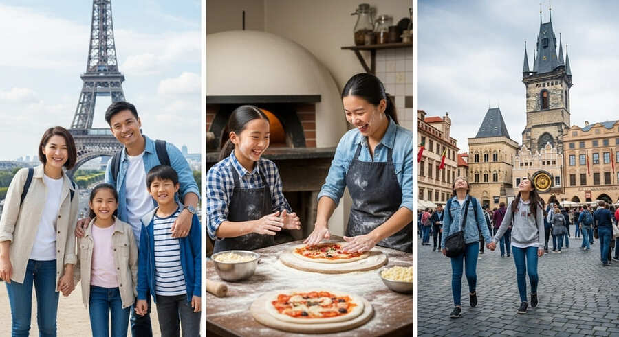 아이와 함께 떠나는 유럽가족여행 추천지, 프랑스&middot;이탈리아&middot;체코에서 즐기는 배움과 체험