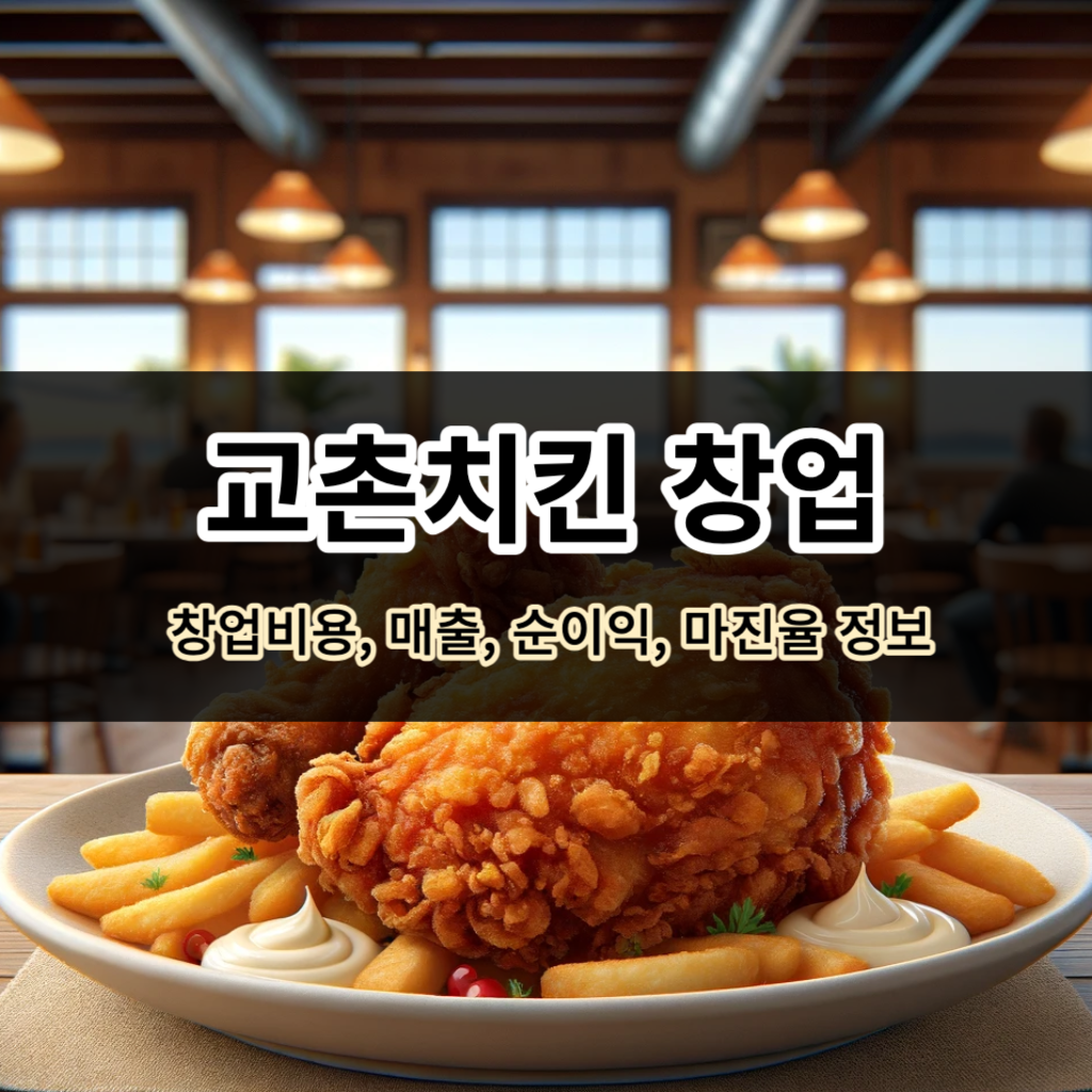 교촌치킨 창업비용, 매출, 순수익, 마진율